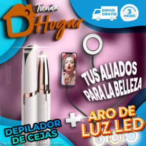Combo Aro Luz Selfie+Depilador Eléctrico
