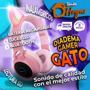 Audifonos Gato + Reloj Smartwatch Inteligente