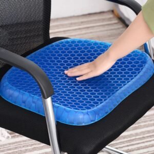 Cojin de gel almohadilla relajante para silla + soporte lumbar ergonomico corrector de postura