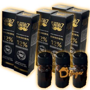 6 Minoxidil 12 +3 aceite 4 en 1 + Envio