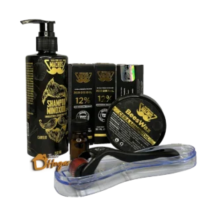 3 Minoxidil 12 + Shampoo + Cera + Dermaroller