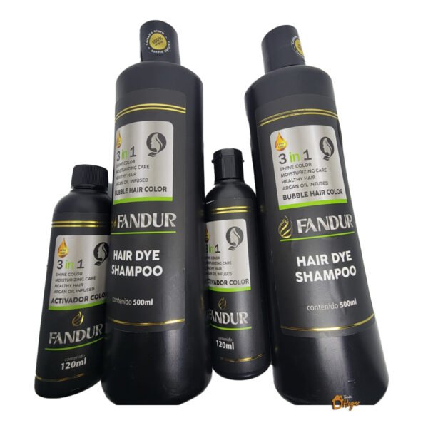 2 Shampoo Cubre Canas Fandur 3 En 1