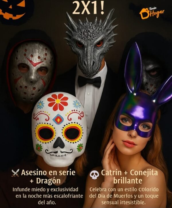 Asesino en Serie + Dragón y Catrín + Conejita Brillante