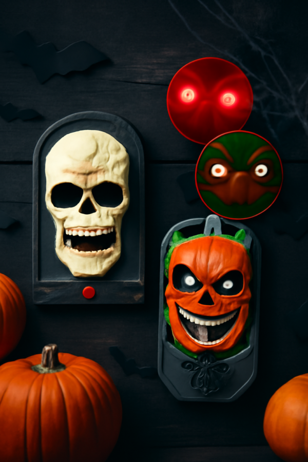 Calabaza Decorativa con Luz + Timbre Halloween con Luz y Sonido - Image 6