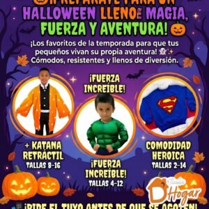 Disfraz Buzo Superman, Kimono Zenitsu – Demon Slayer, Hulk Acolchado